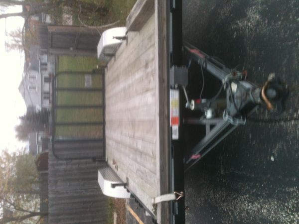 18 ft x 7 ft car hauler trailer with 2' dovetail and ramp. - $2,900 thumbnail 4