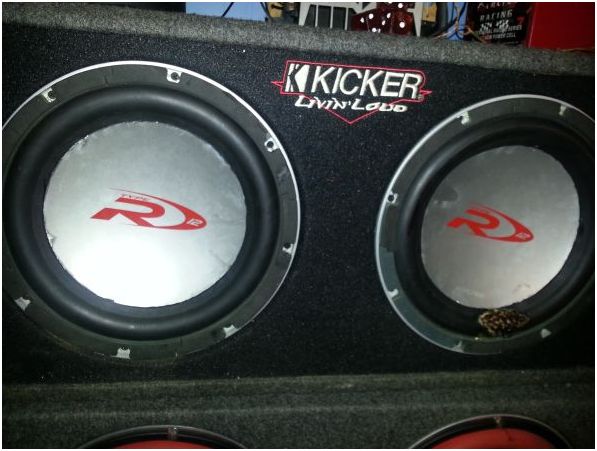 2 12 alpine type rs with kicker box - $195 thumbnail 2