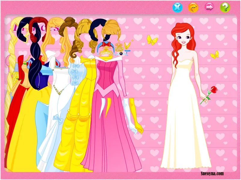 Disney Princess Dress up