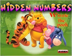 Hidden Numbers - Winnie The Pooh