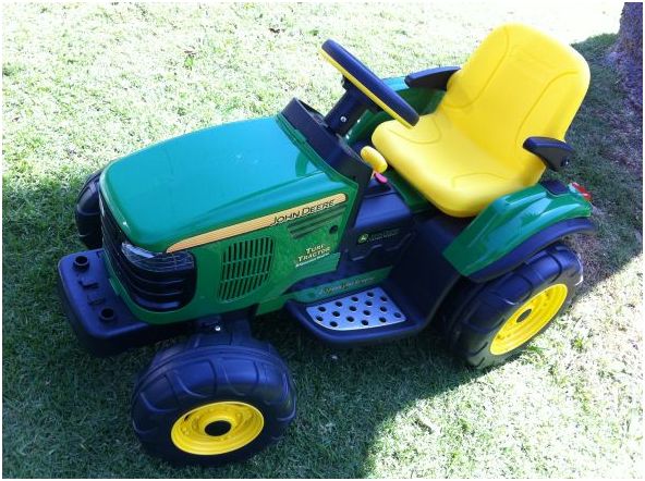 john deere farm power tractor and trailer 12v battery brand new - $180 thumbnail 2