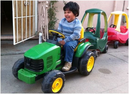 john deere farm power tractor and trailer 12v battery brand new - $180 thumbnail 4