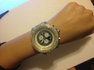 richard & co 9.2 ct diamond men's watch - $3,000 thumbnail 2