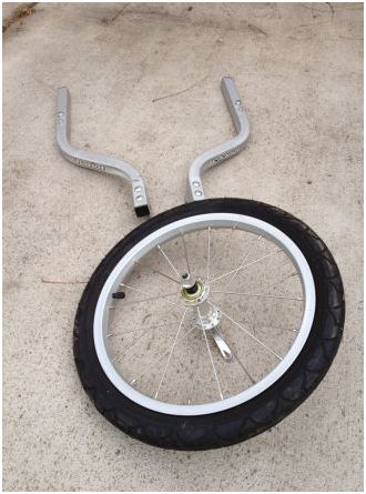 chariot cougar 1 - stroller jogger bike trailer all in one - $500 thumbnail 2