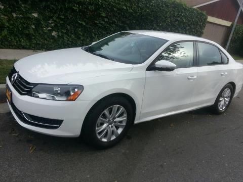 2012 white vw passat se 5 speed - $11,900 thumbnail 2