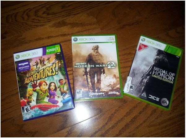 x box 360 with kinect 4gb memory - $220 thumbnail 3