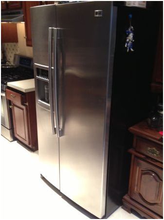 2 year old lg double door ss fridge with icemaker - $700 thumbnail 2