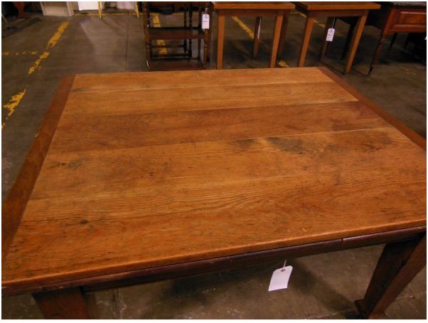rustic 1900's pine table - $995 thumbnail 3