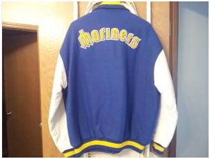 vintage style seattle mariners - wool jacket - $190 thumbnail 2