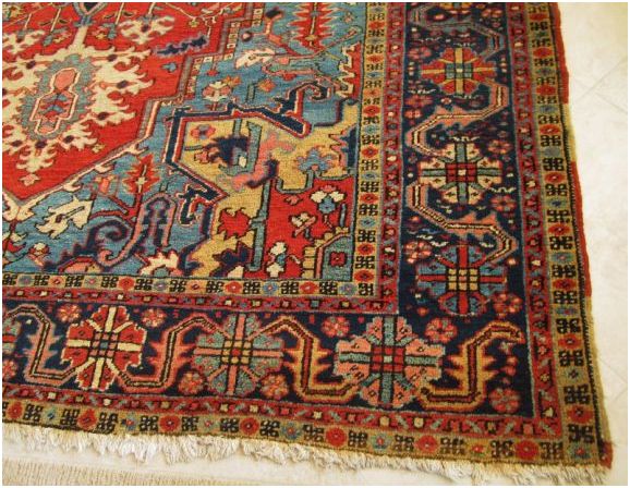 heriz persian carpet 100 years old - $2,150 thumbnail 2