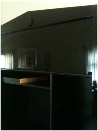 black wall unit - $100 thumbnail 2