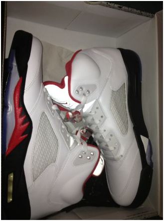 sz 12 retro air jordan 5 - $220 thumbnail 2