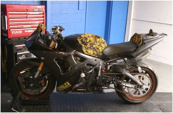 2005 yamaha r6 stunt bike fs or trade - $4,500 thumbnail 3