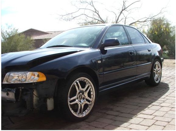 2000 audi s4 with chrome rims - $3,000 thumbnail 2
