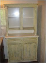 2- PIECE CHINA HUTCH...Professionally Refinished