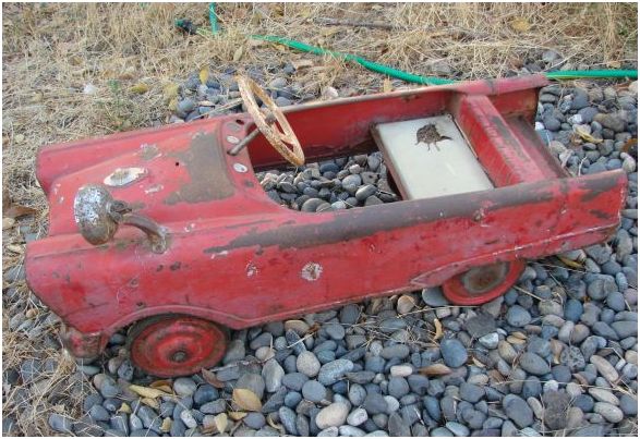 1950s peddle car gmc - $175 thumbnail 2