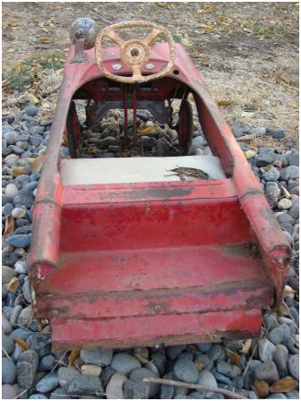 1950s peddle car gmc - $175 thumbnail 3