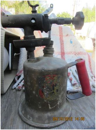 1920's combination solder and blow torch - $40 thumbnail 2