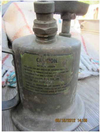 1920's combination solder and blow torch - $40 thumbnail 3