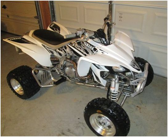 white and black custom built 2007 yamaha yfz450 - $2,800 thumbnail 3