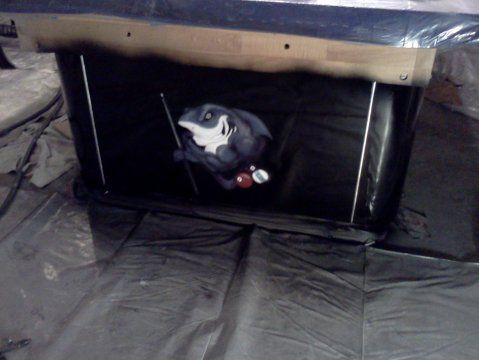 9ft custom painted pool table - $800 thumbnail 3