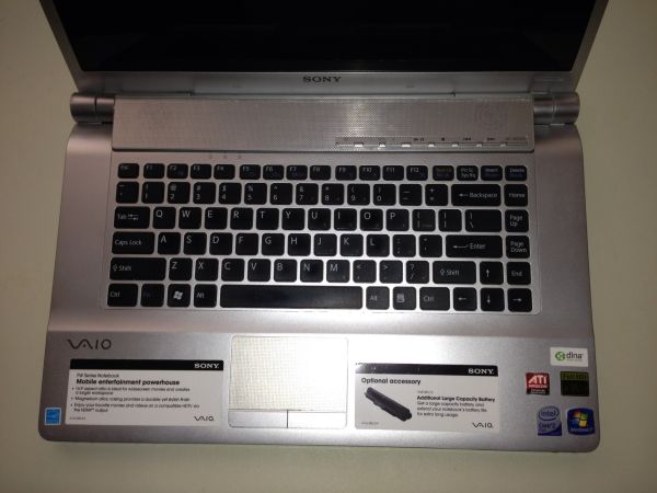 sony vaio vgn-fw510f 17" gaming laptop - $340 thumbnail 2