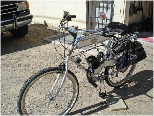 1911 h-d, brand new 66cc gas engine/ antique style motor bike - $700 thumbnail 3