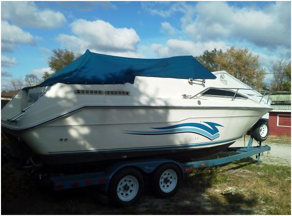 1990 sea ray 25 ft. with a trailer - $9,000 thumbnail 3