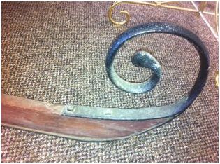 1899 awesome antique wooden sleigh - $5,000 thumbnail 2