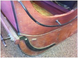 1899 awesome antique wooden sleigh - $5,000 thumbnail 3