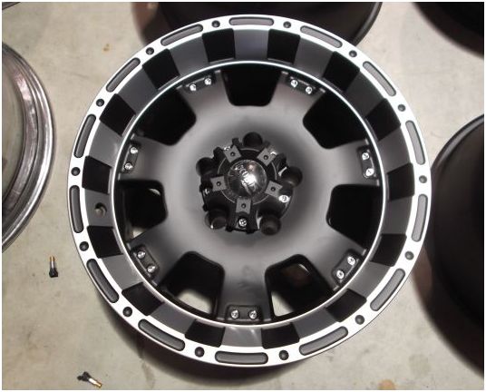 new 17" incubus black wheels rims jeep wrangler chevy gmc 5x127 17x9 - $539 thumbnail 2