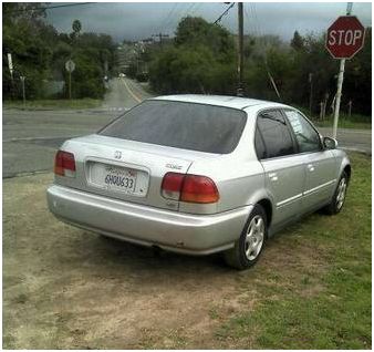 1998 honda civic ex 4drs sedan "sunroof" - $2,900 thumbnail 2