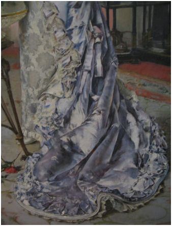 1881 original oil painting of phoebe hearst the hearst castle - $50,000 thumbnail 2