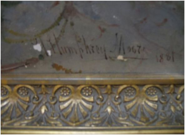 1881 original oil painting of phoebe hearst the hearst castle - $50,000 thumbnail 4