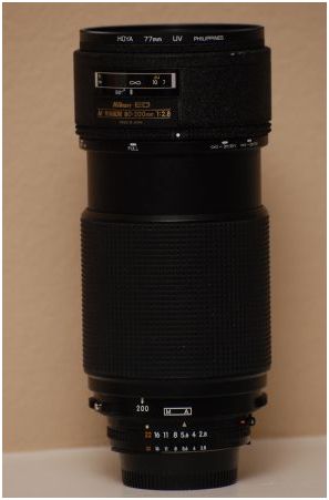 nikon nikkor 80-200mm f2.8 af ed zoom lens - $495 thumbnail 2
