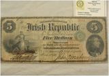 Irish Republic 1866 $5 National Promissory Bond