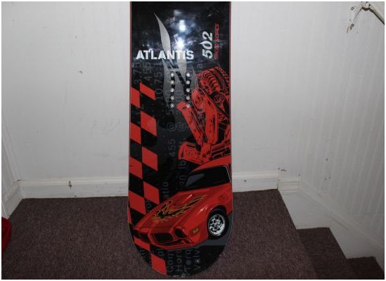 atlantis 163 cm 502 speed series snowboard muscle2 163 model - $125 thumbnail 4