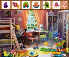 Colourful bedroom Hidden Objects