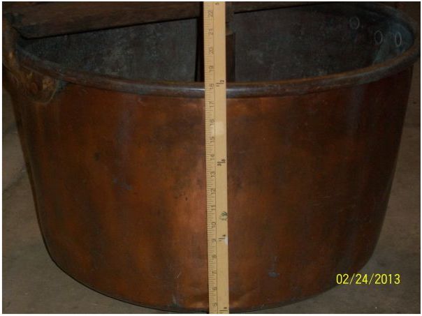large copper apple butter churn - $500 thumbnail 4