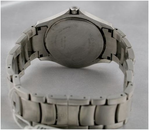 movado junior sport men's diamond dial stainless steel #84 g2 1855 - $400 thumbnail 2