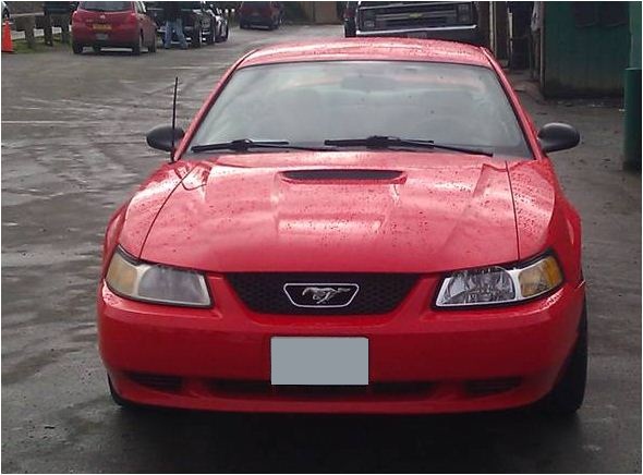 2000 bright red ford mustang v6 "svt cobra wheels" - $5,200 thumbnail 2