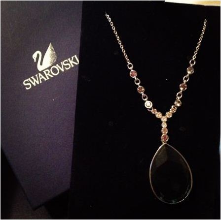 swarovski shapphire pendant - $100 thumbnail 2