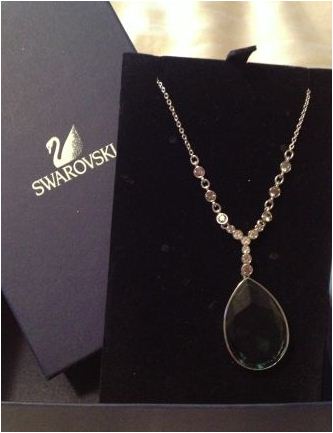 swarovski shapphire pendant - $100 thumbnail 3