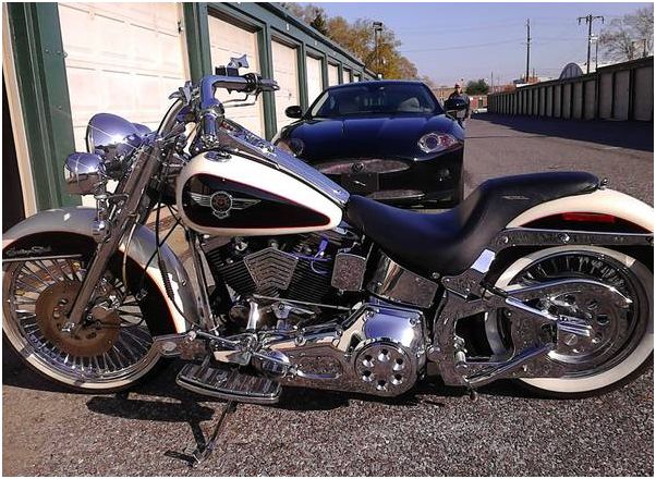 93 custom harley heritage softail nostalgia - $8,999 thumbnail 3