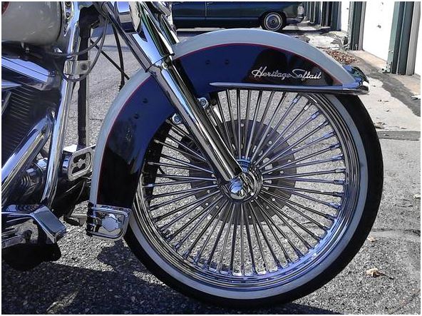 93 custom harley heritage softail nostalgia - $8,999 thumbnail 4