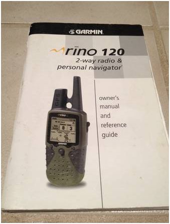 garmin rino 120 gps & 2 way radio - $75 thumbnail 2