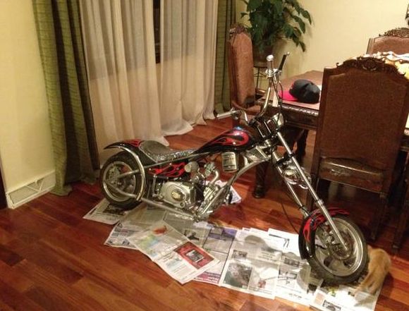 2010 custom mini chopper (195cc) - $950 thumbnail 2