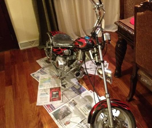 2010 custom mini chopper (195cc) - $950 thumbnail 3