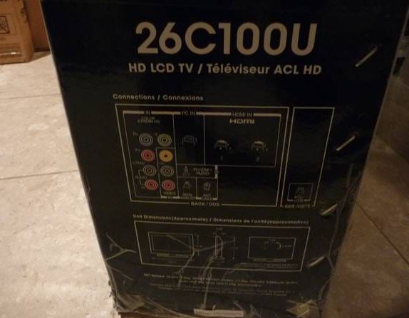 toshiba 26c100u 720p hd lcd tv - $100 thumbnail 2