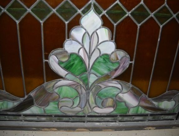 1800's vintage church stained glass - $1,500 thumbnail 4